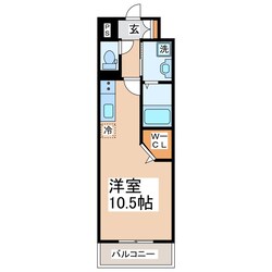 プリマレーベン黒髪の物件間取画像